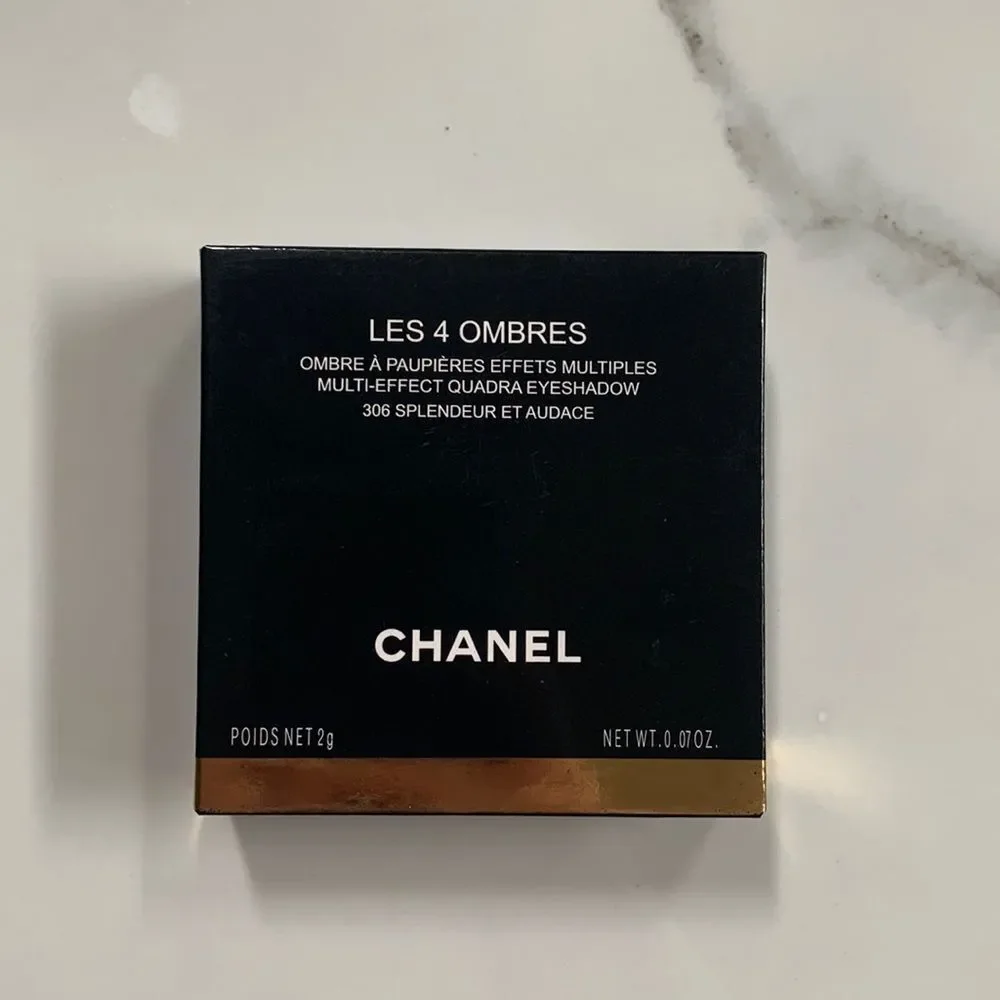 #304 CHANEL LES 4 OMBRES OMBRÉ PAULIÈRES EFFETS MULTIPLES EYESHADOW QUAD New - Picture 2 of 6